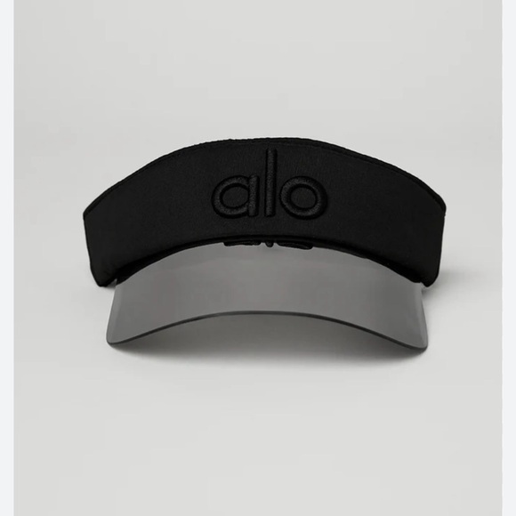 Airlift Controller in Sun Visor | TikTok Alo yoga airlift Black Visor with mirror  Shield